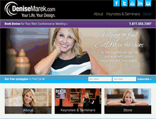 Tablet Screenshot of denisemarek.com